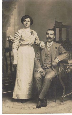 Elvira Moretti y Giovanni Anconetani